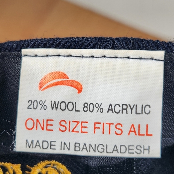 Lakers Hat Cap Black Wool Blend Strap Back Adjustable NBA Basketball - Picture 6 of 8